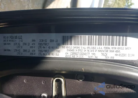 2016 Ram 1500 Slt from USA, damaged, VIN 1C6RR6GT1GS240177